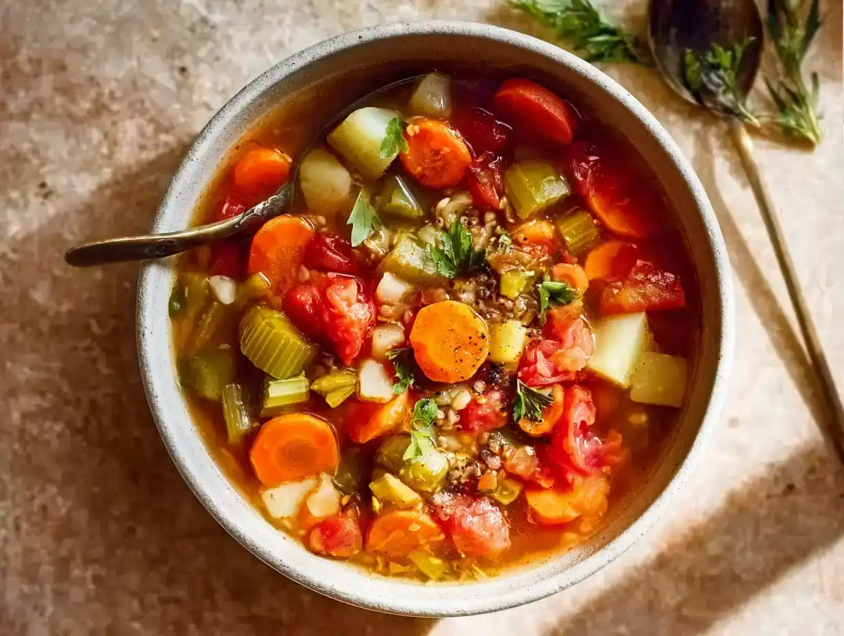 Easy & Wholesome Turkey Vegetable Soup for Holiday Leftovers